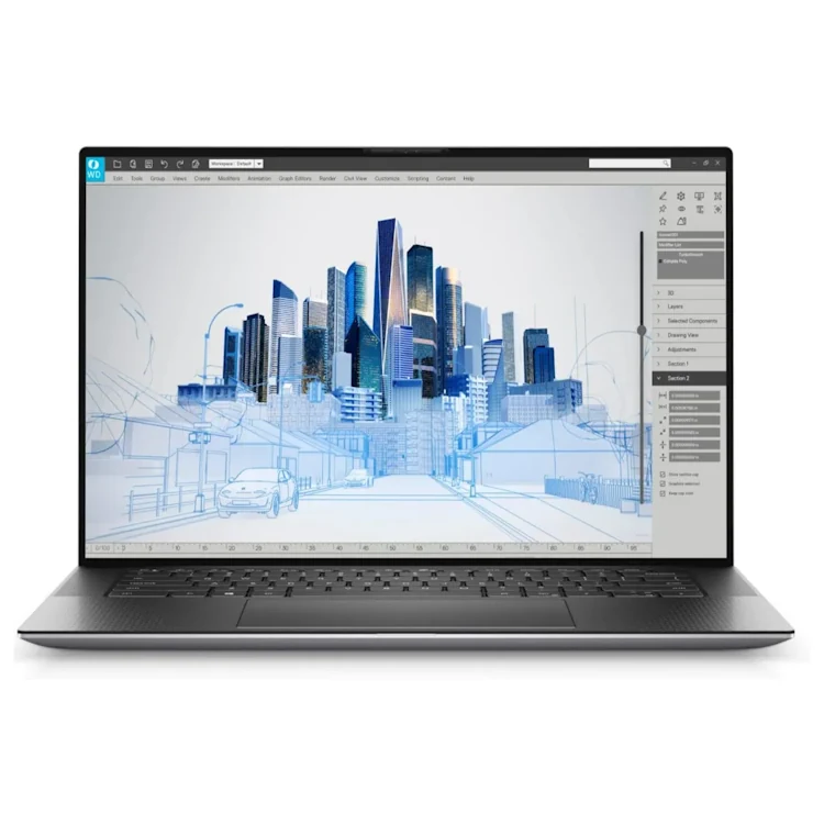 Dell Precision 5560 - لپ‌تاپ استوک لمسی گرافیک‌دار ۱۵.۶ اینچی