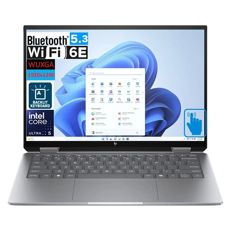 لپ تاپ استوک تبلت شو 14 اینچی HP ENVY 14 x360 2in1