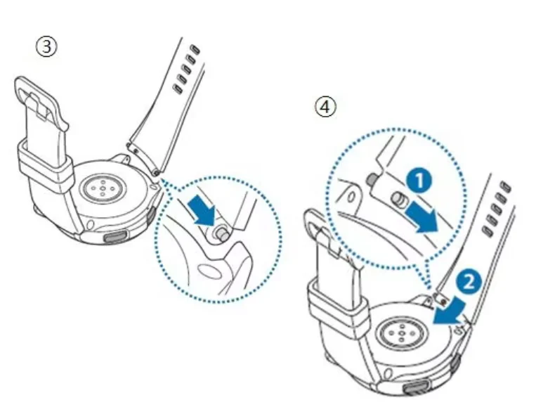 آموزش تعویض بند ساعت Samsung Watch Series – Quick Release Band