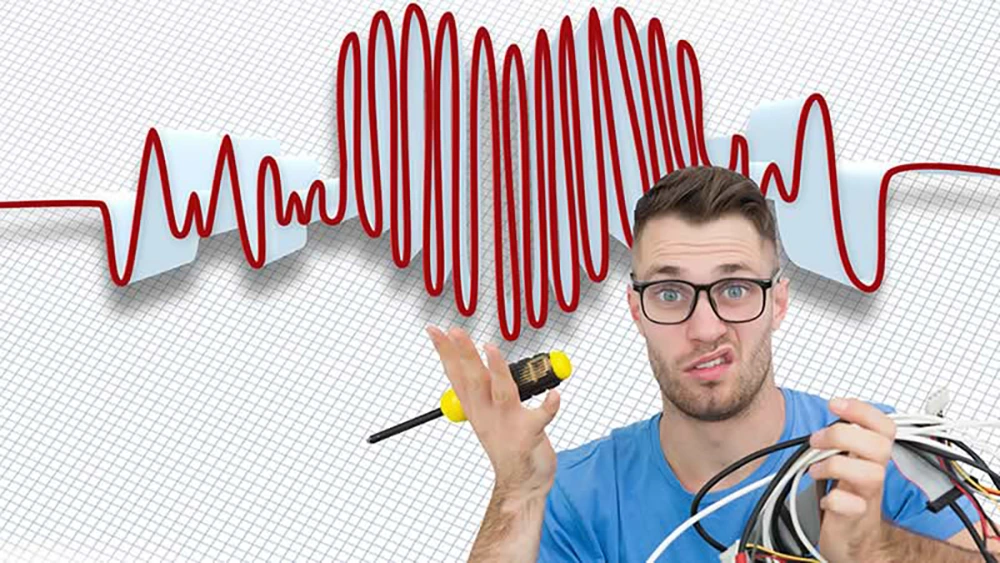 وجود نویز روی خط تلفن