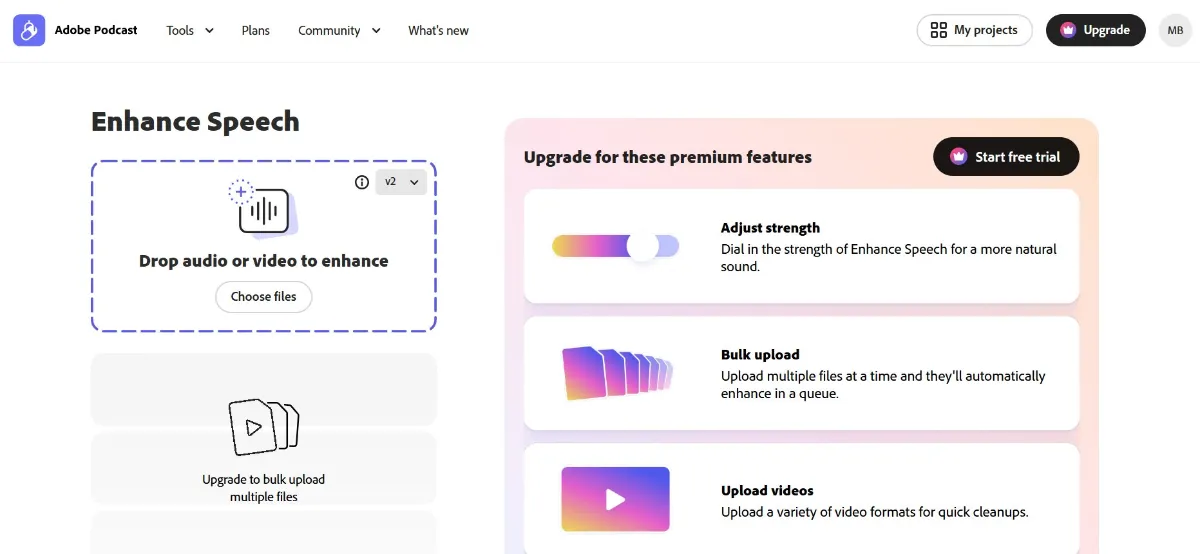 بهبود کیفیت صدا با هوش مصنوعی ادوبی 