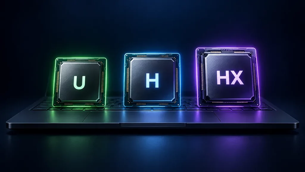 پردازنده U، H یا HX؟ راهنمای انتخاب CPU لپ‌تاپ